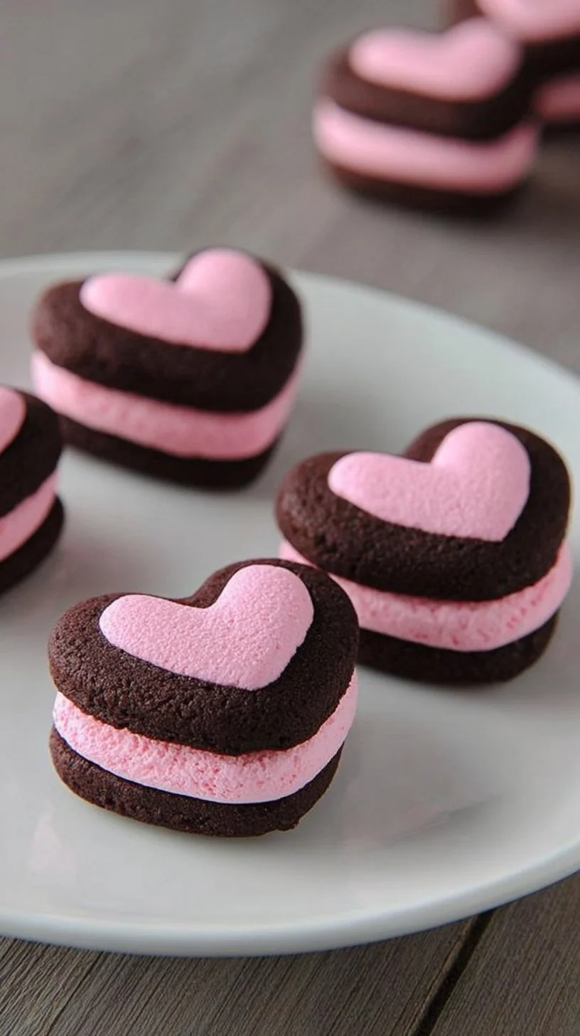 Valentine Sandwich Cookies