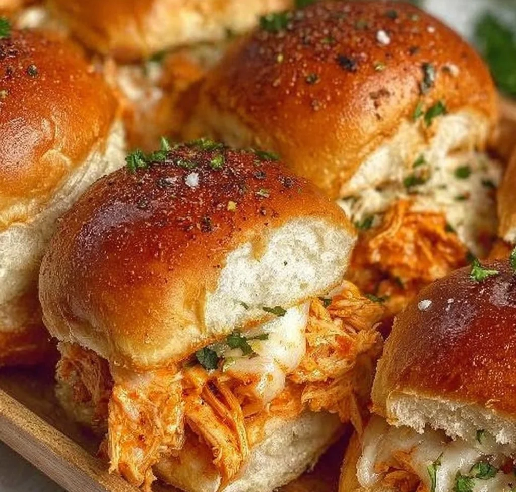 Spicy Buffalo Chicken Sliders