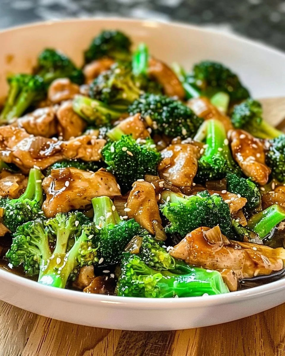 Stir-Fried Chinese Chicken and Broccoli