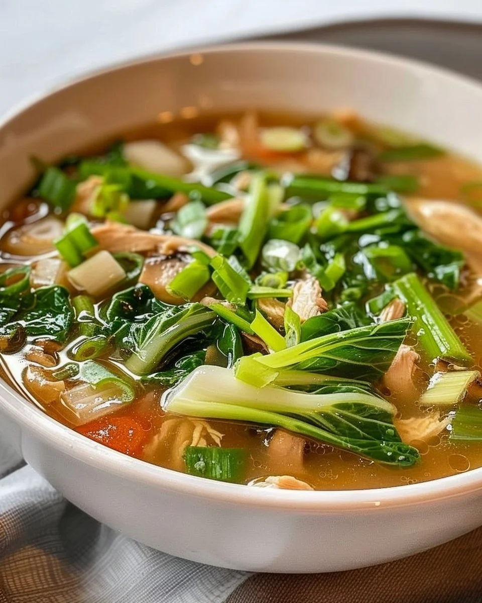 Bok Choy Chicken Soup