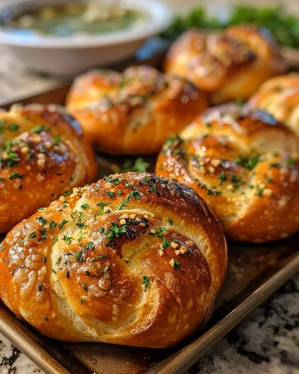 Quick Sourdough Discard Garlic Knots