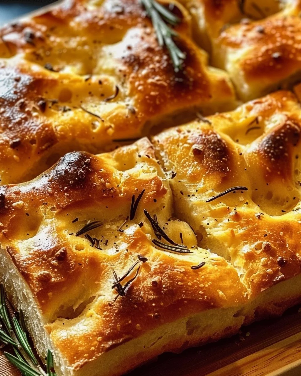 Same Day Sourdough Focaccia Bread