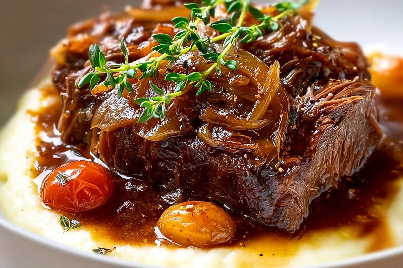 Comforting French Onion Pot Roast
