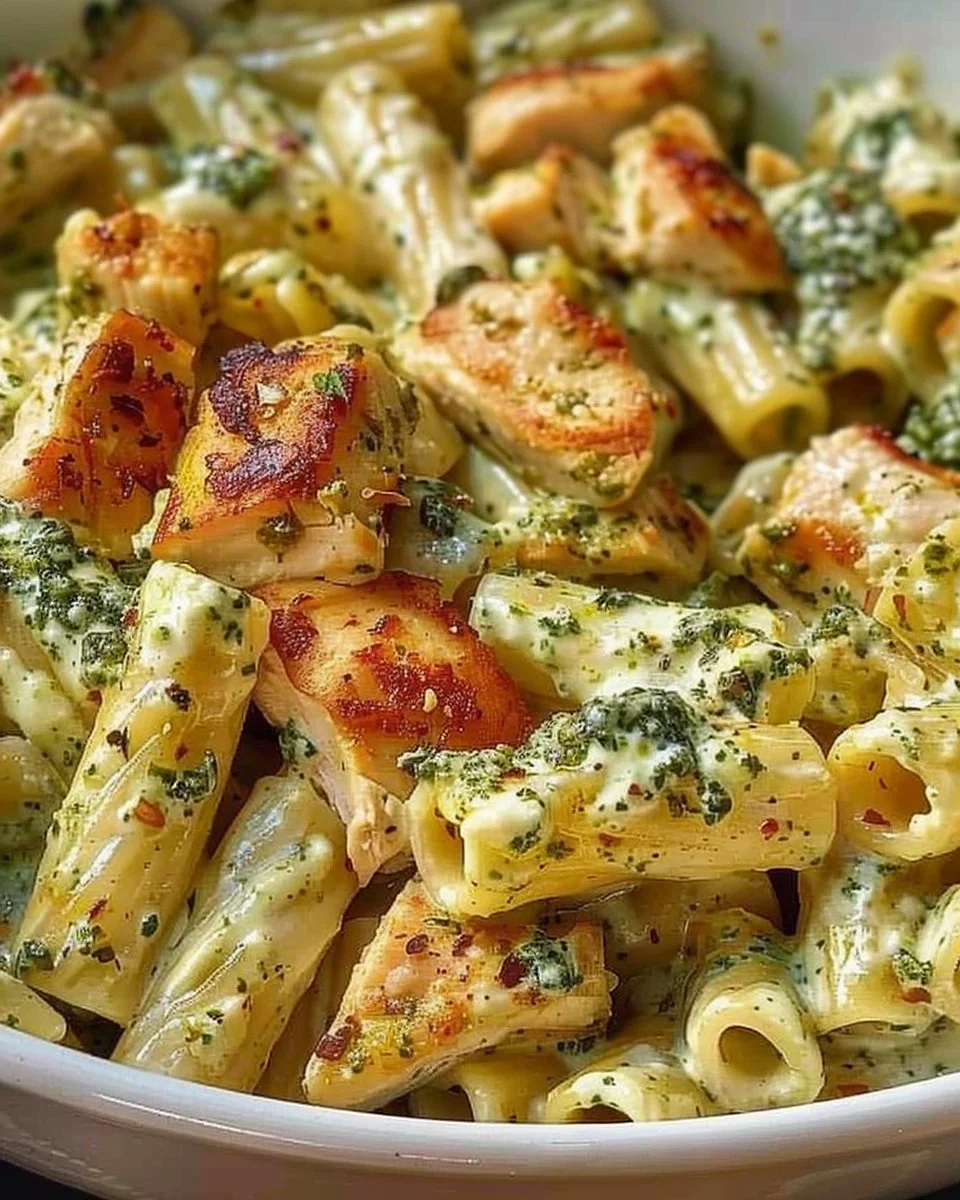 Creamy Pesto Chicken Pasta