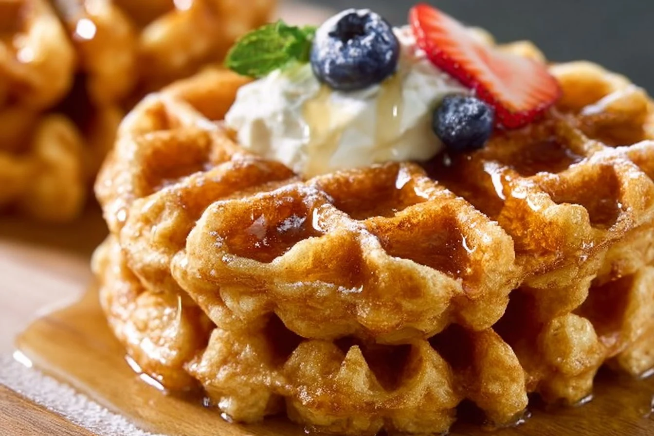Easy Healthy Protein Waffles