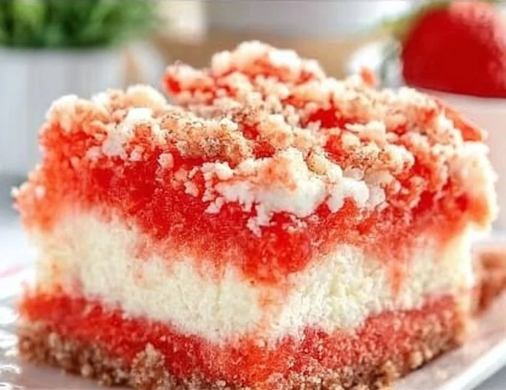 Fudgy Brownies with Strawberries and Whipped Cream