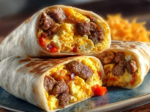 High-Protein Breakfast Burritos