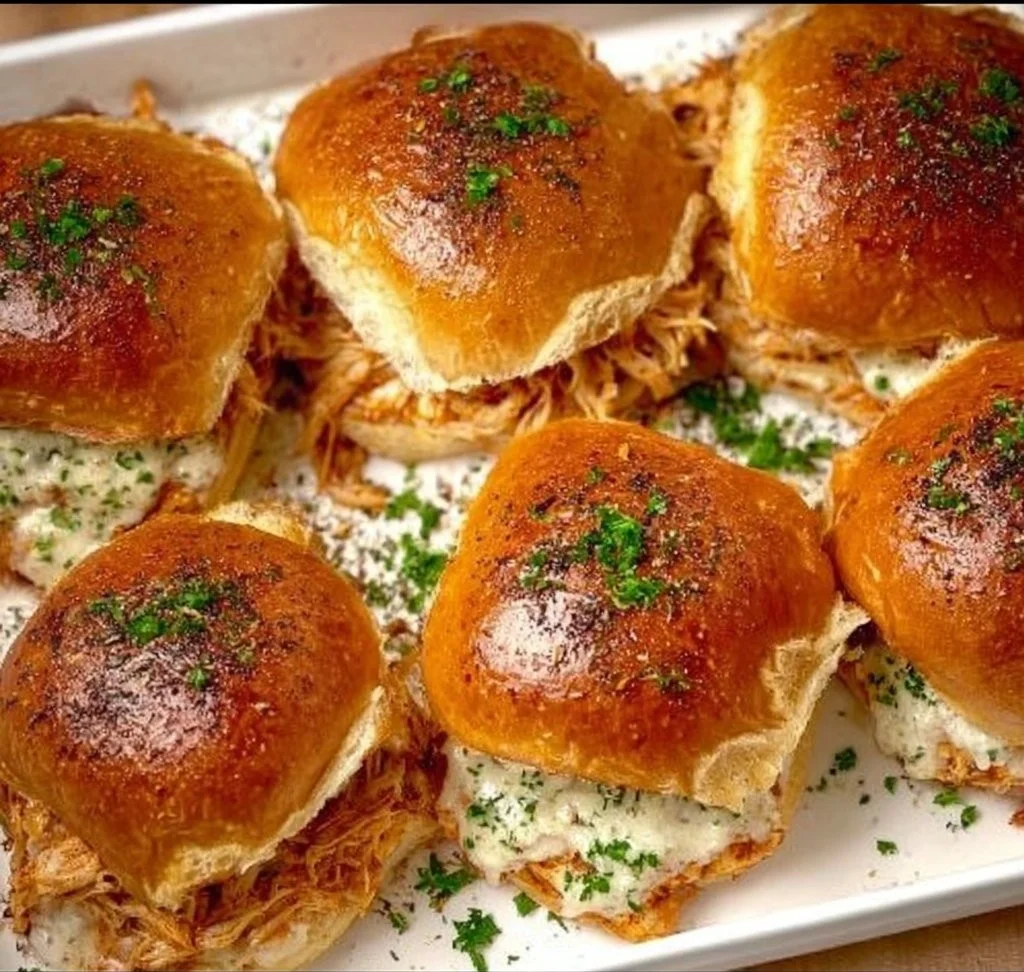 Spicy Buffalo Chicken Sliders
