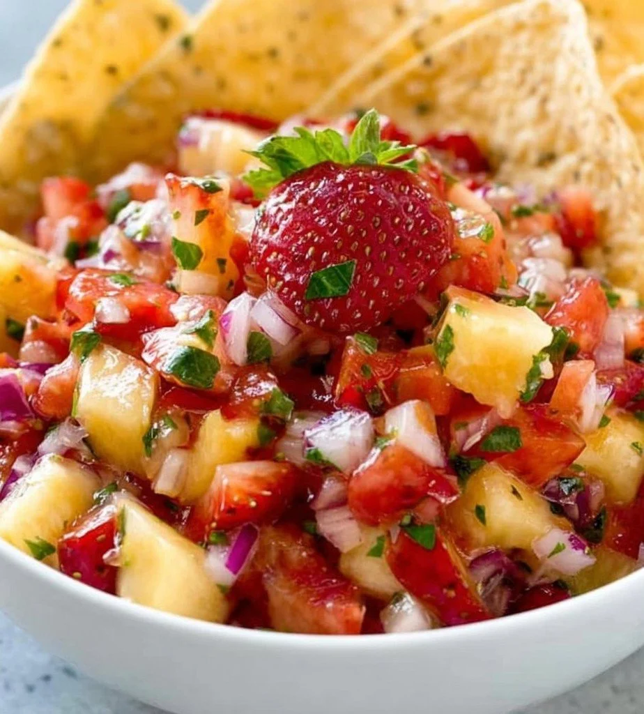 Strawberry Pineapple Salsa