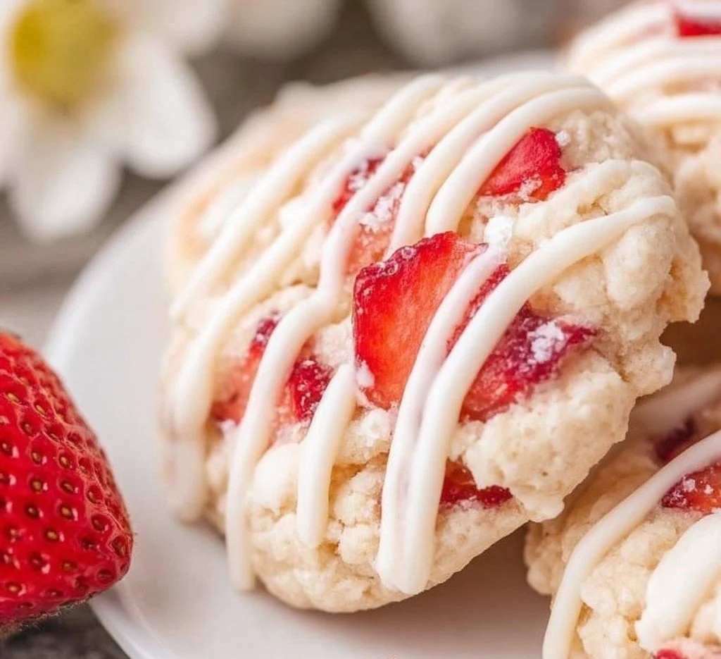 Strawberry Shortcake Cookies