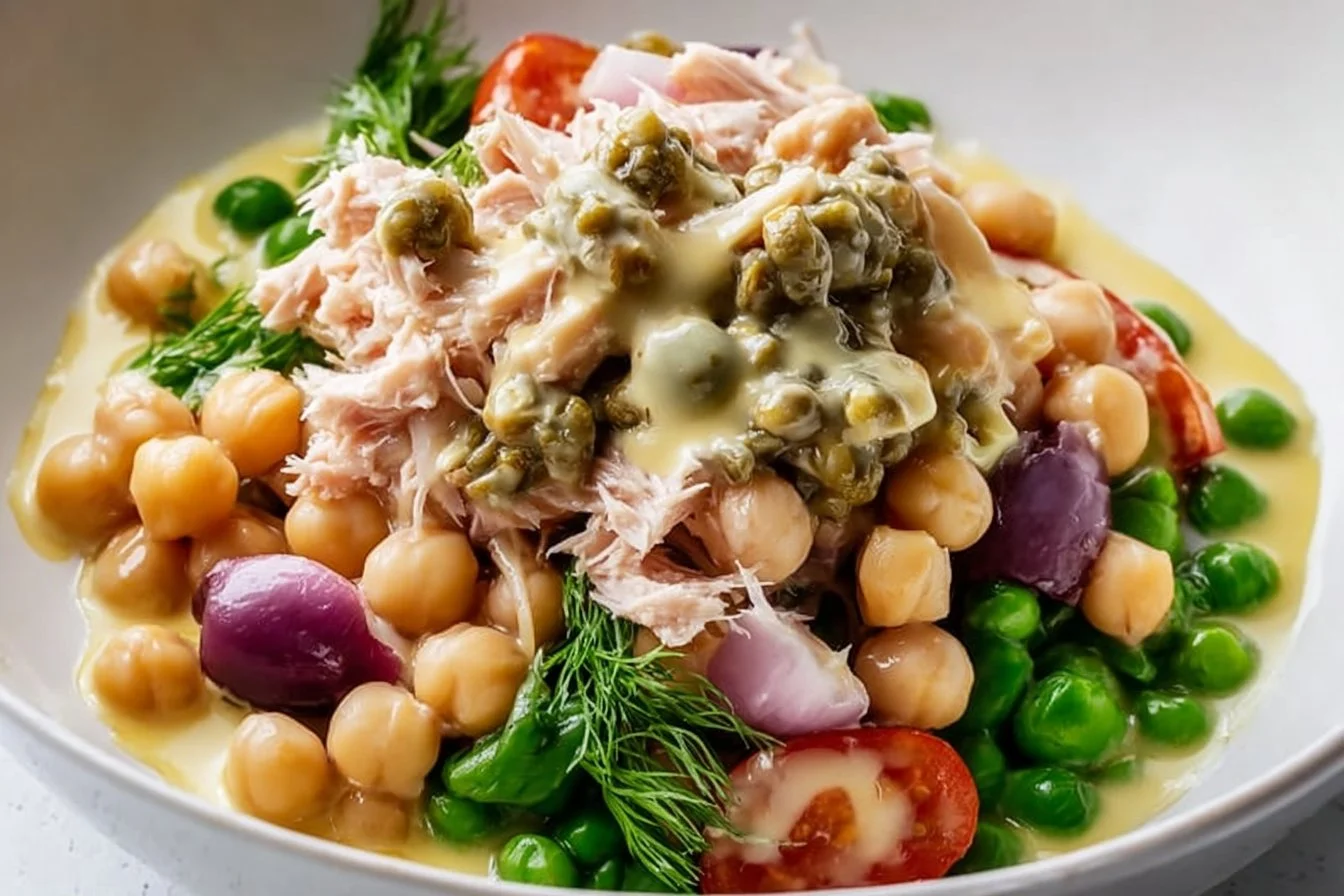 10 Minute Chickpea Tuna Salad