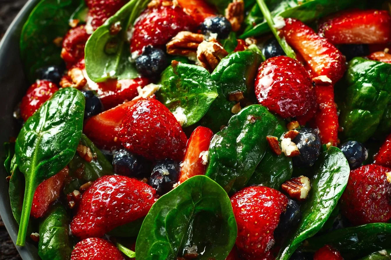 30-Minute Strawberry Spinach Salad strawberry spinach salad 30-Minute Strawberry Spinach Salad