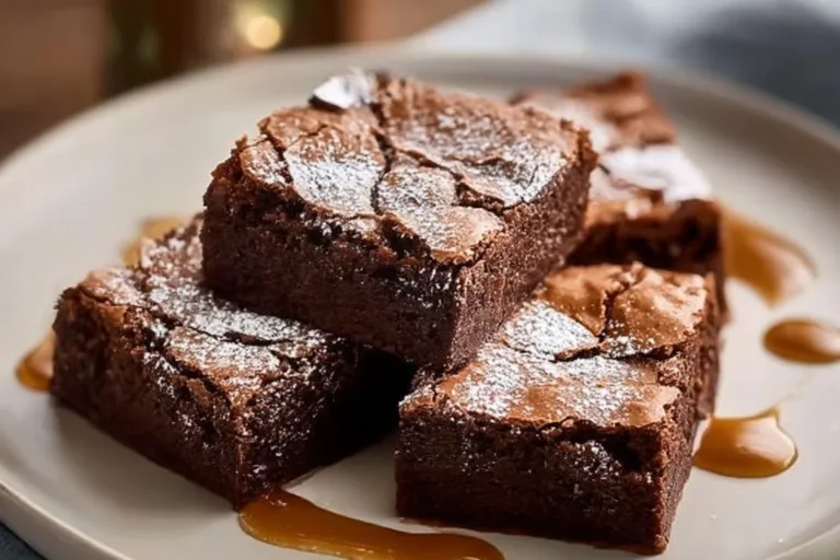 BAILEY'S IRISH CREAM BROWNIES RECIPE Twix Cookies Delicious Irish cream brownies topped with chocolate and served on a plate