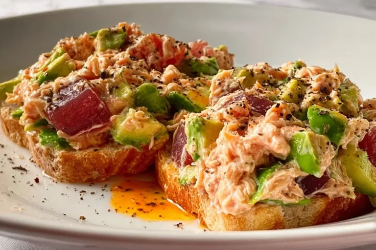 Buffalo Tuna Salad strawberry spinach salad Delicious Buffalo Tuna Salad served in a bowl with fresh ingredients.