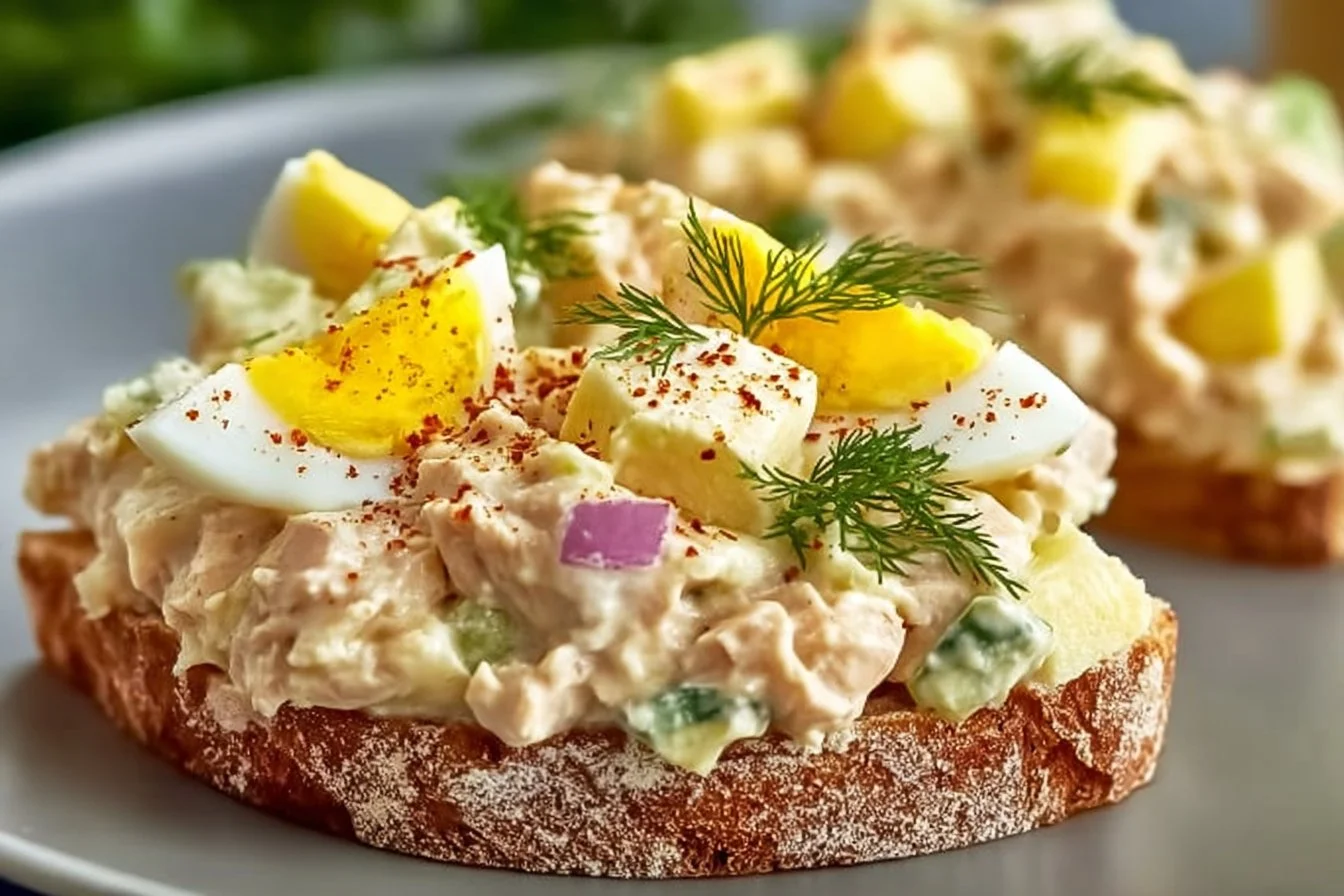 Creamy Healthy Tuna Egg Salad Recipe for Quick Joyful Meals