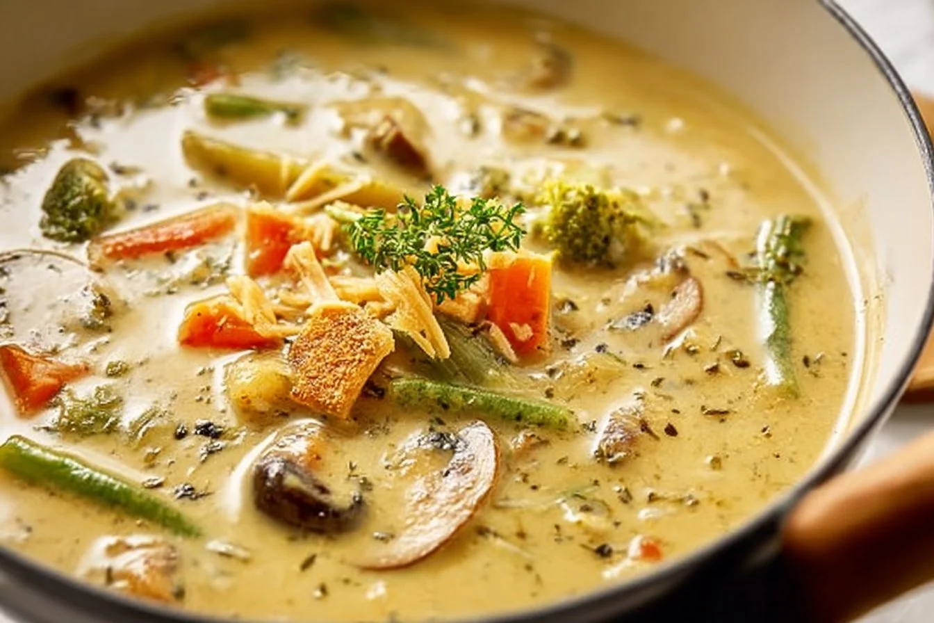 Creamy Vegetable Soup vegetable soup Creamy Vegetable Soup