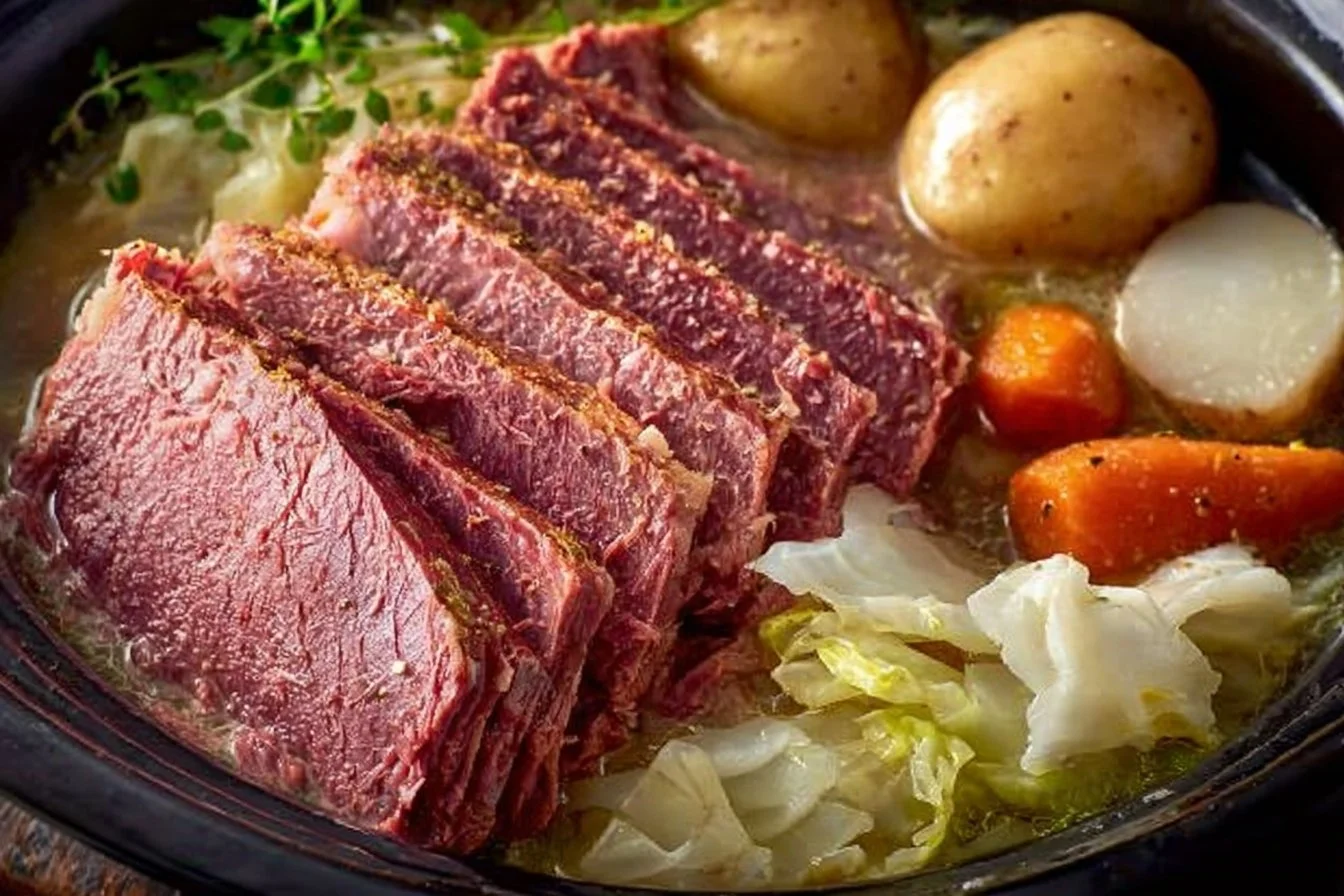 Crockpot Corned Beef and Cabbage Recipe