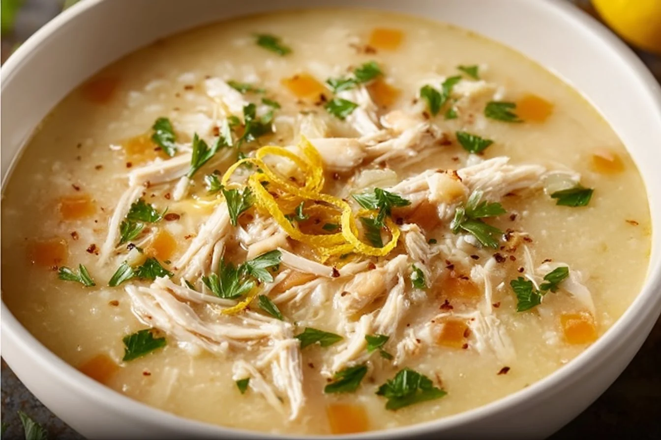 Greek Lemon Chicken Soup