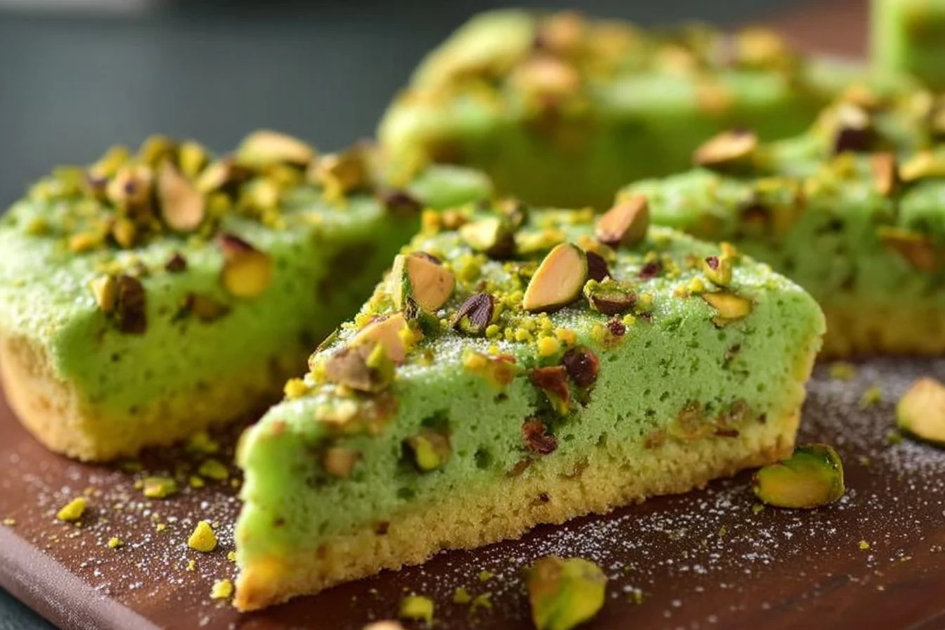 Homemade Pistachio Shortbread