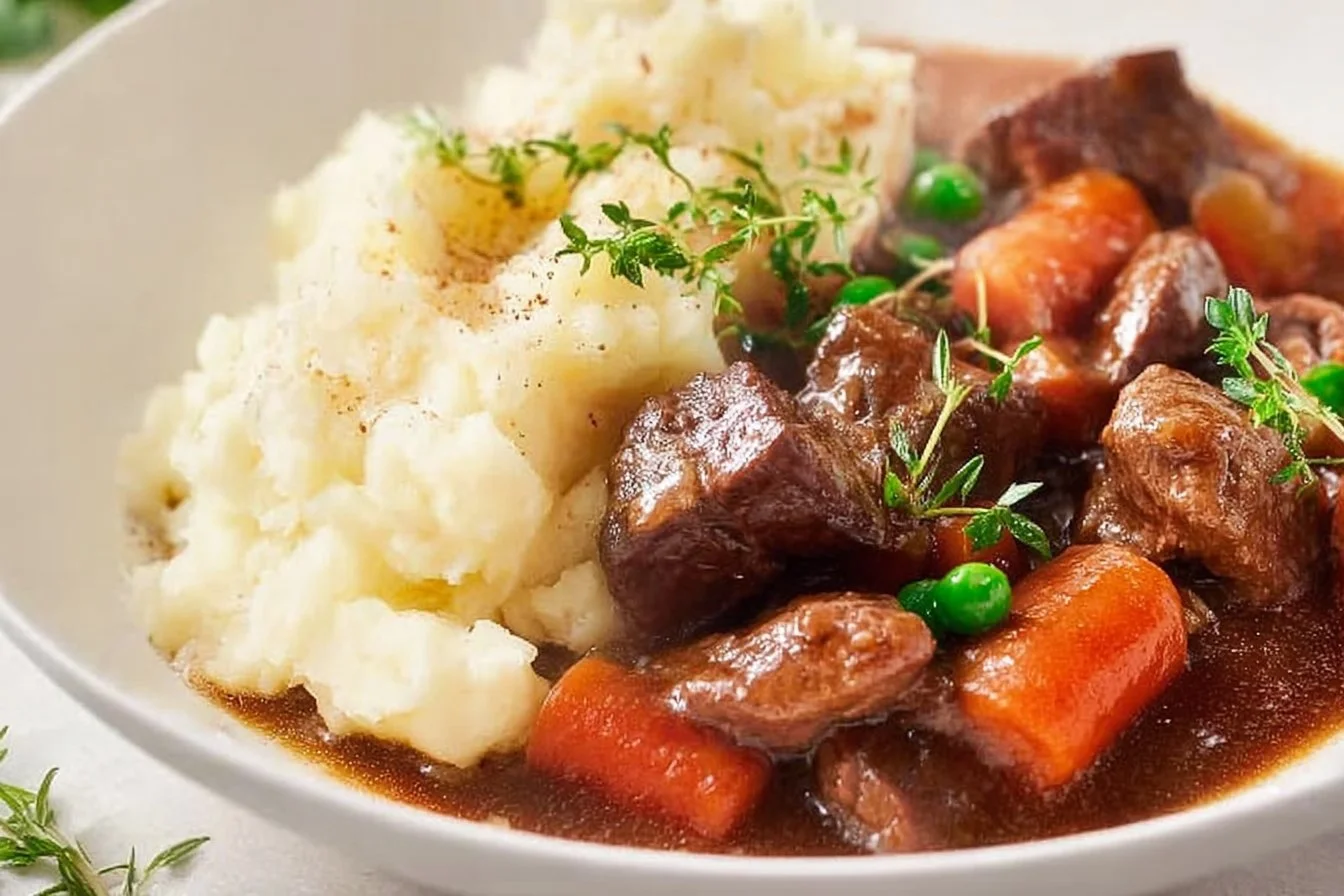 Irish Stew With Mashed Potatoes