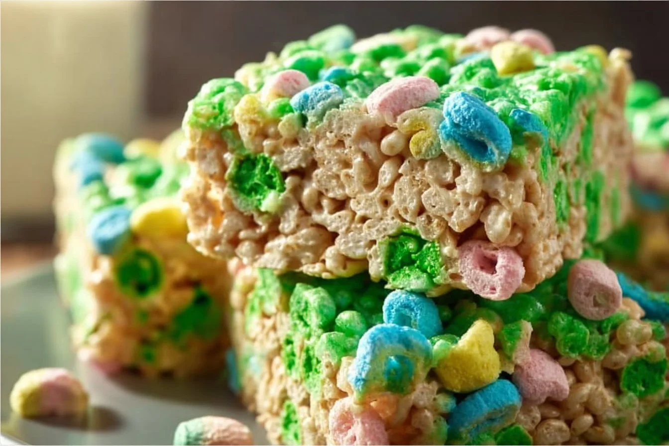Lucky Charms Rice Krispie Treats