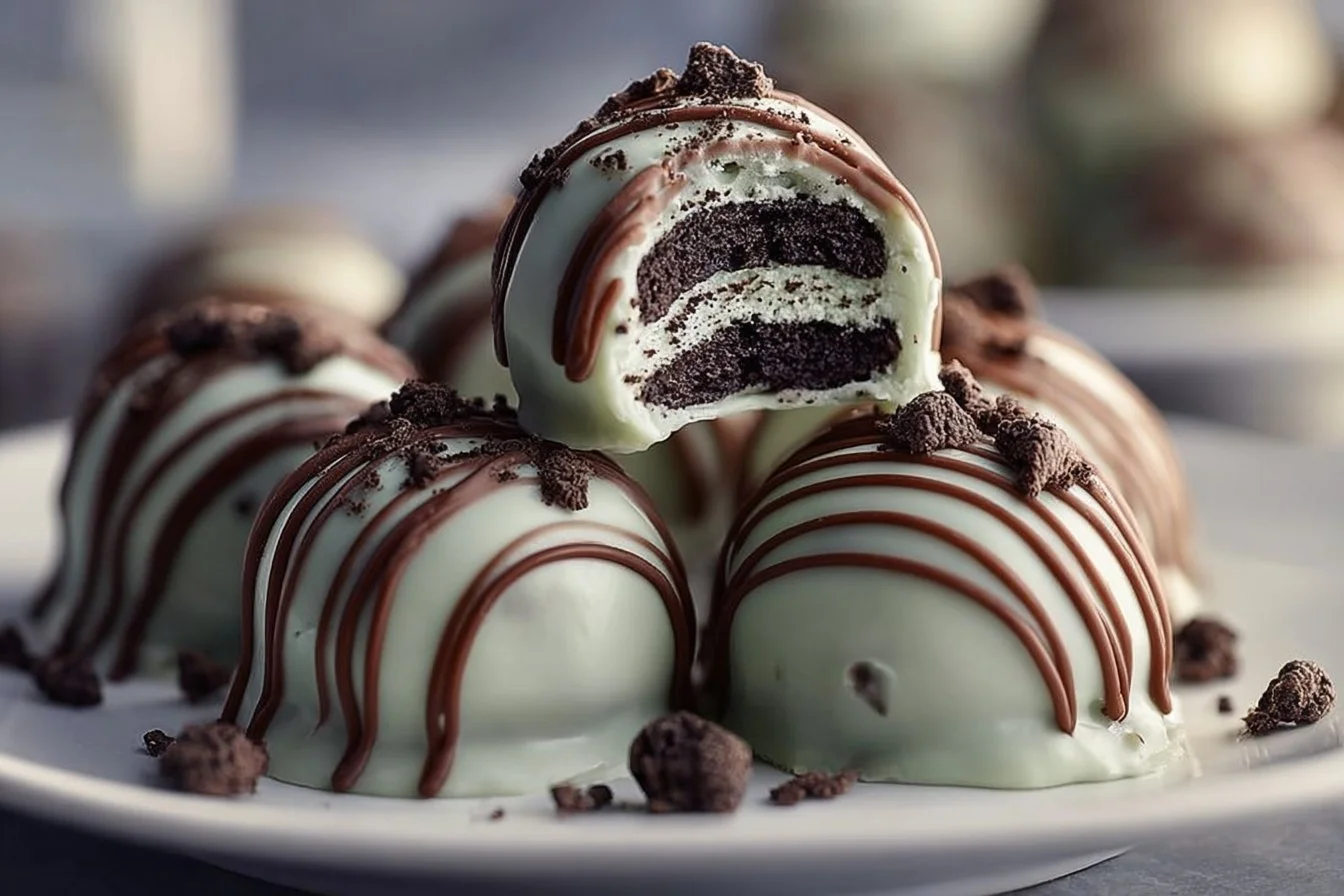 Mint Oreo Truffles