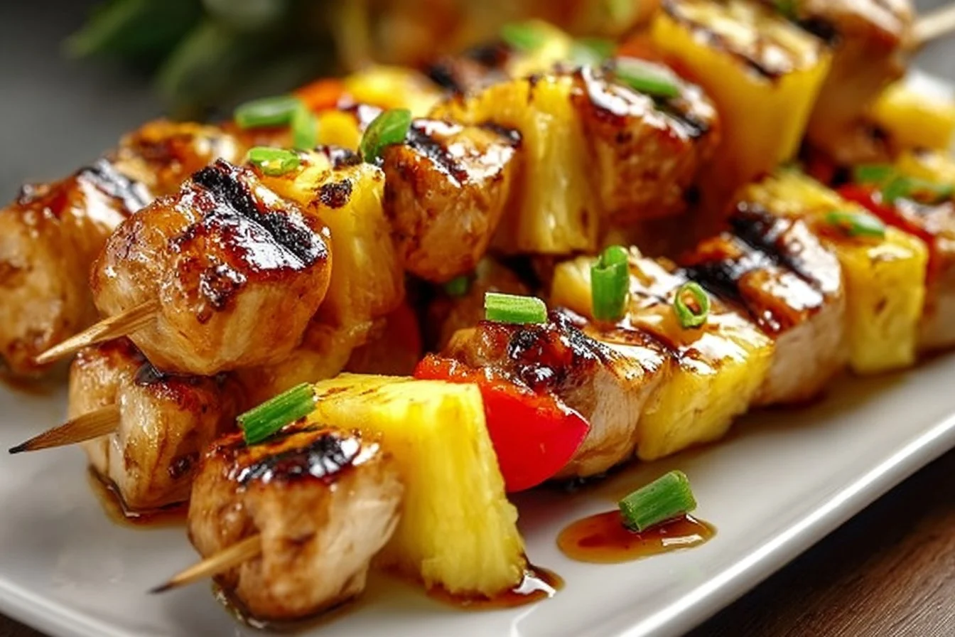 Pineapple Chicken Kabobs – A Tropical Grilling Adventure