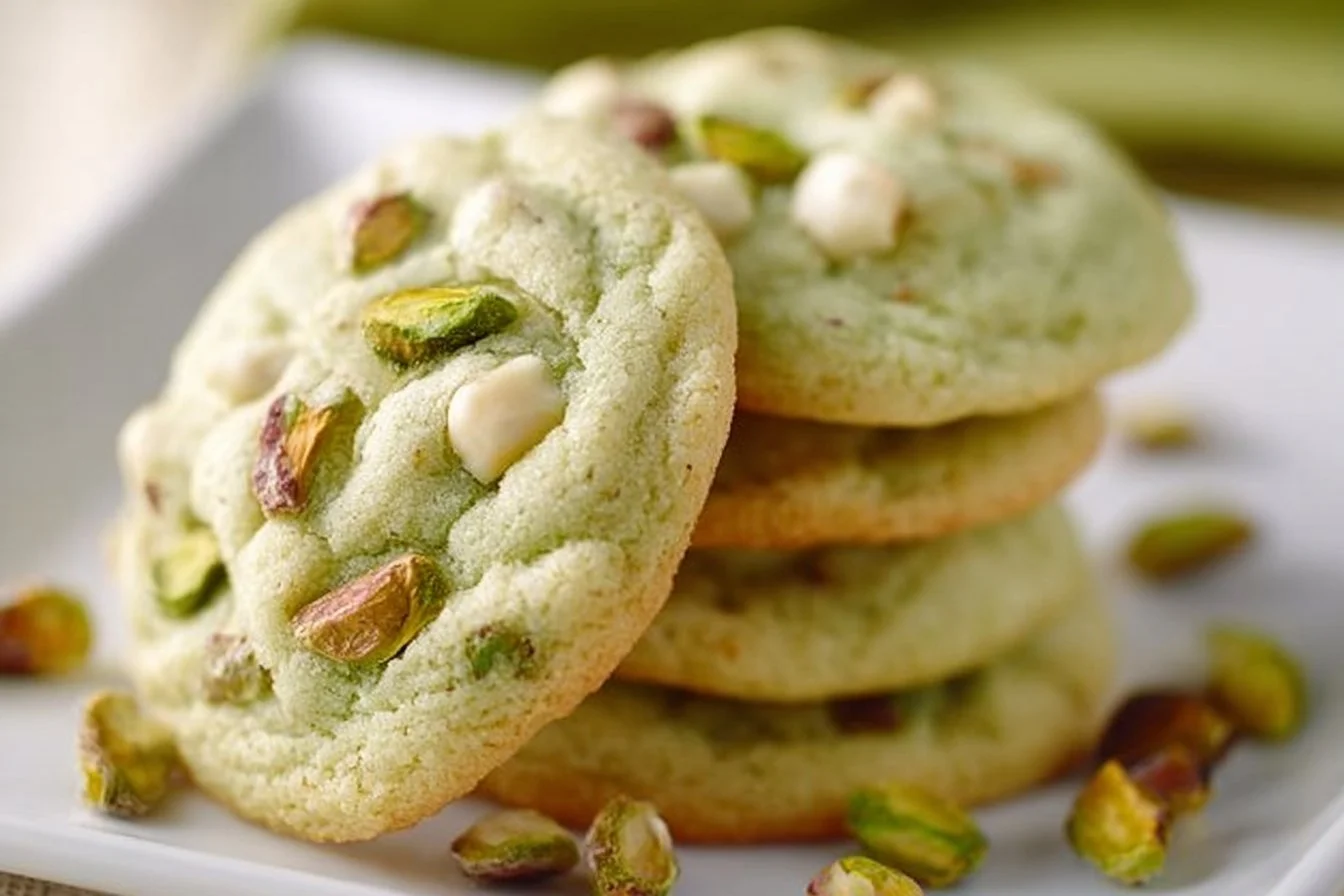 Soft and Chewy Pistachio Pudding Cookies pistachio pudding cookies Soft and Chewy Pistachio Pudding Cookies