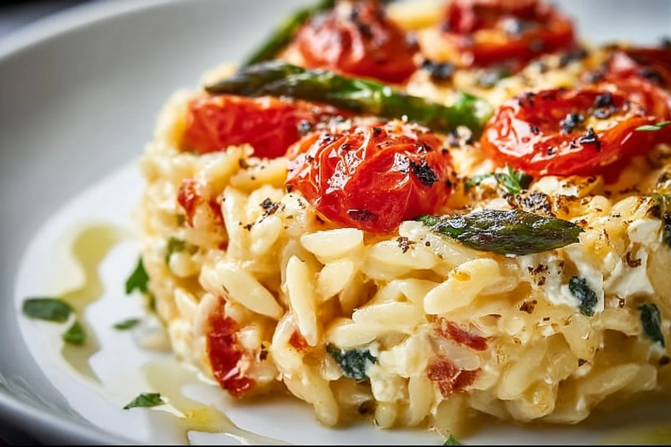 Baked Feta Orzo