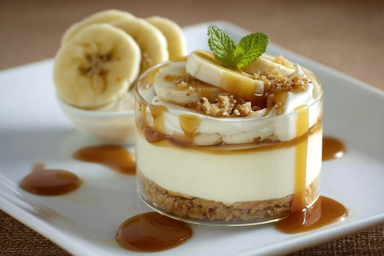 Banana Caramel Cream Dessert