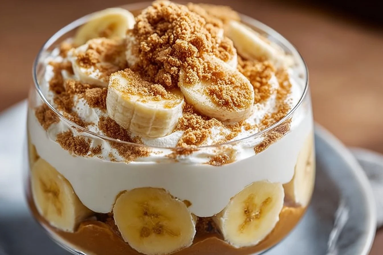Biscoff Banana Pudding