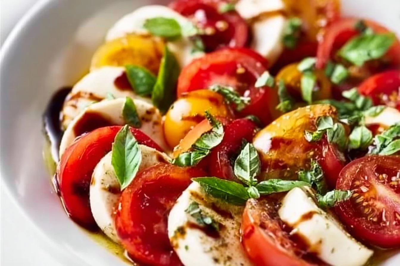 EASY Caprese Salad (10 minutes prep!) - I Heart Naptime