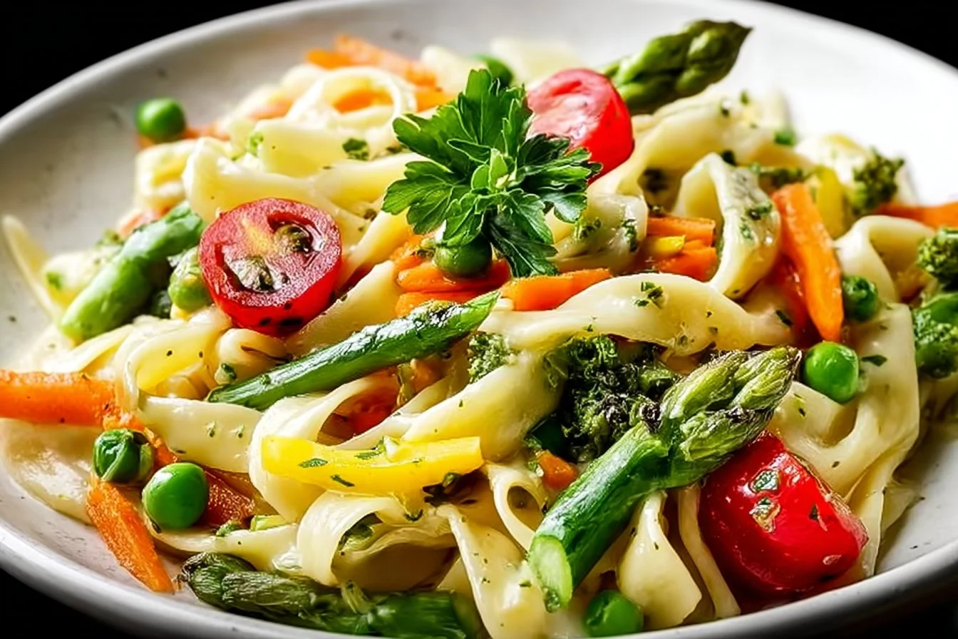 Creamy Pasta Primavera