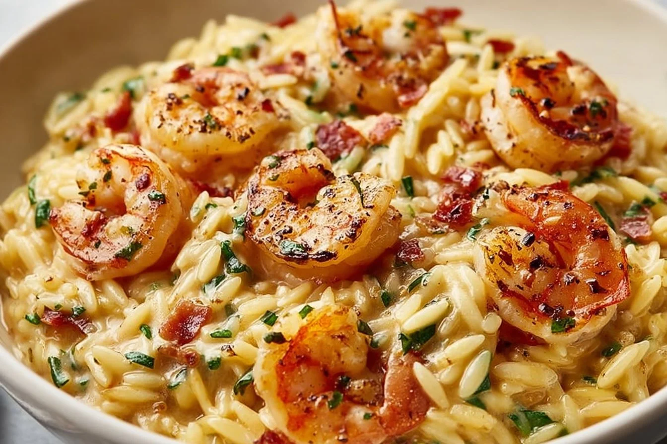 Creamy Shrimp Orzo