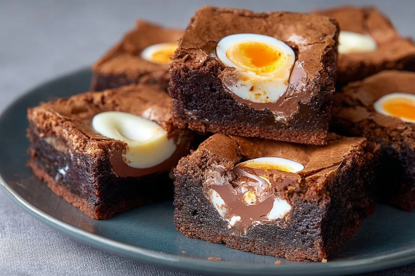 Creme Egg Brownies