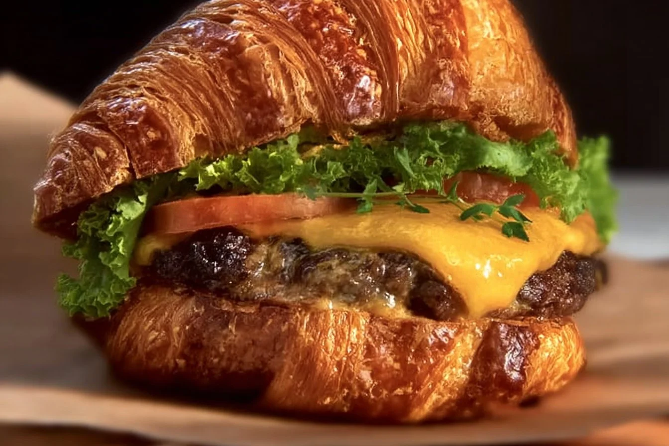 Croissant Smash Burgers
