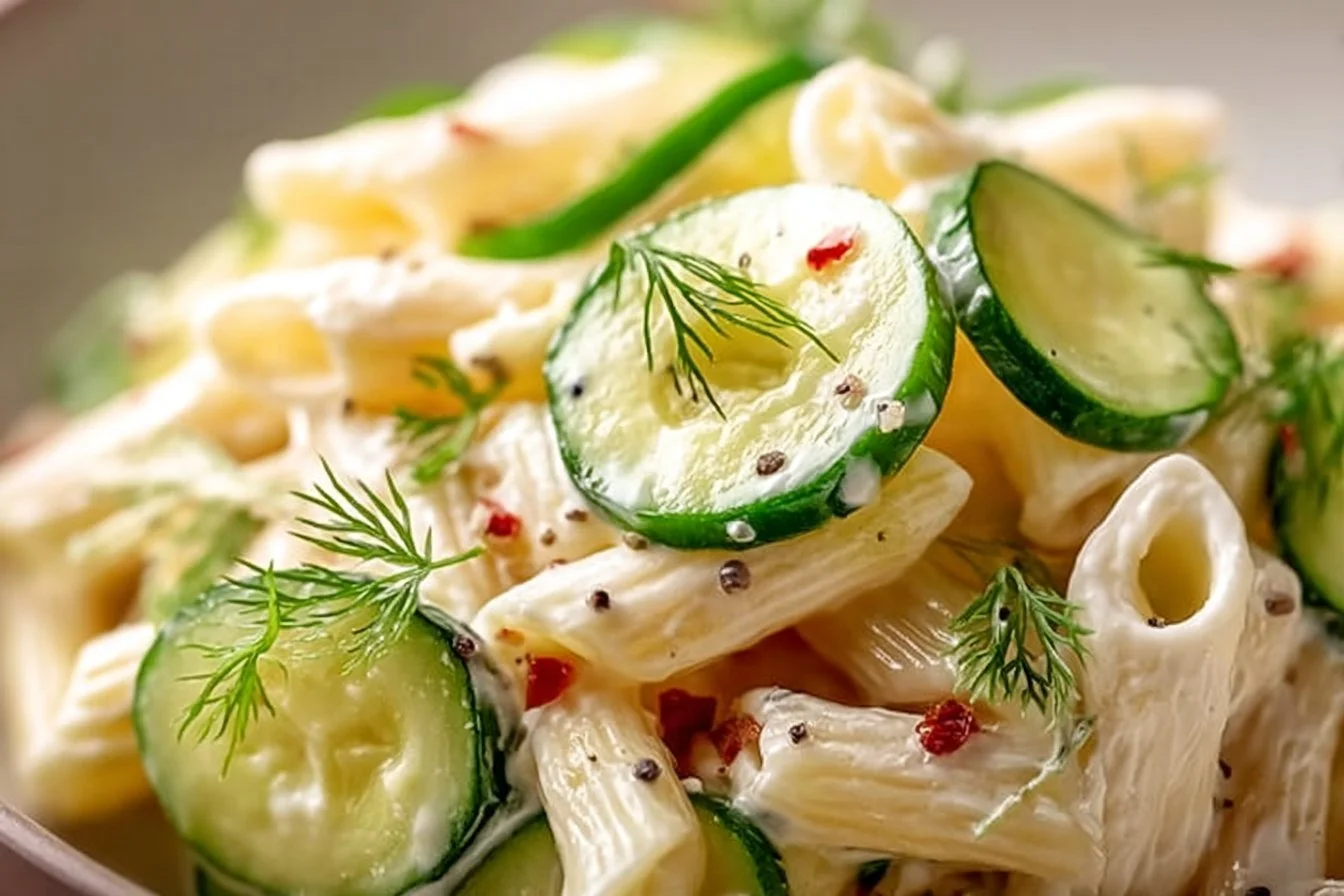 Cucumber Pasta Salad