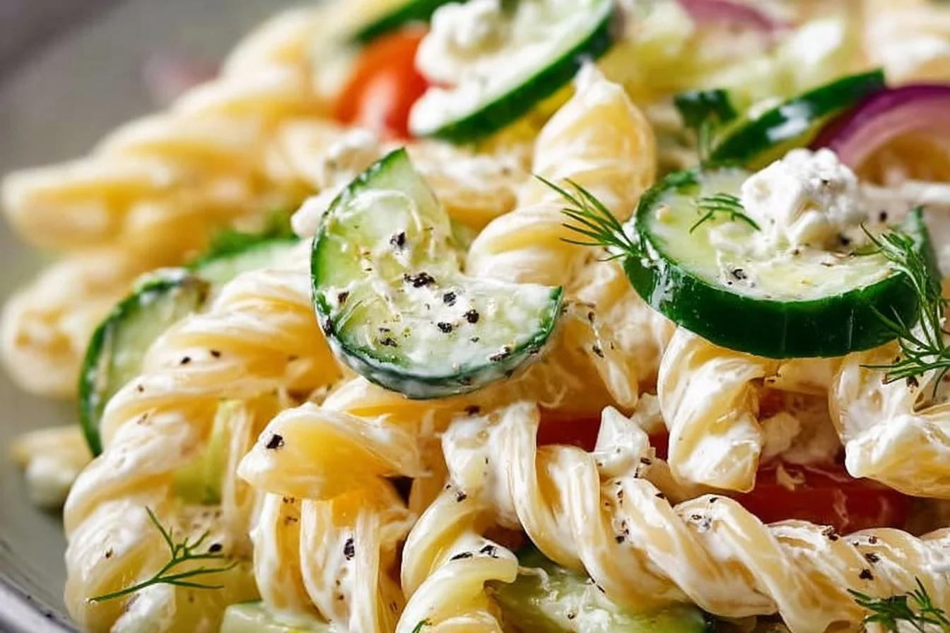 Best Cucumber Pasta Salad