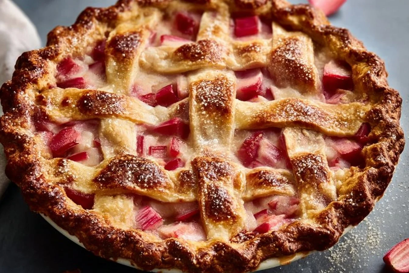 Delicious 9 Rhubarb Pie Recipes Desserts rhubarb pie Rustic Rhubarb Pie