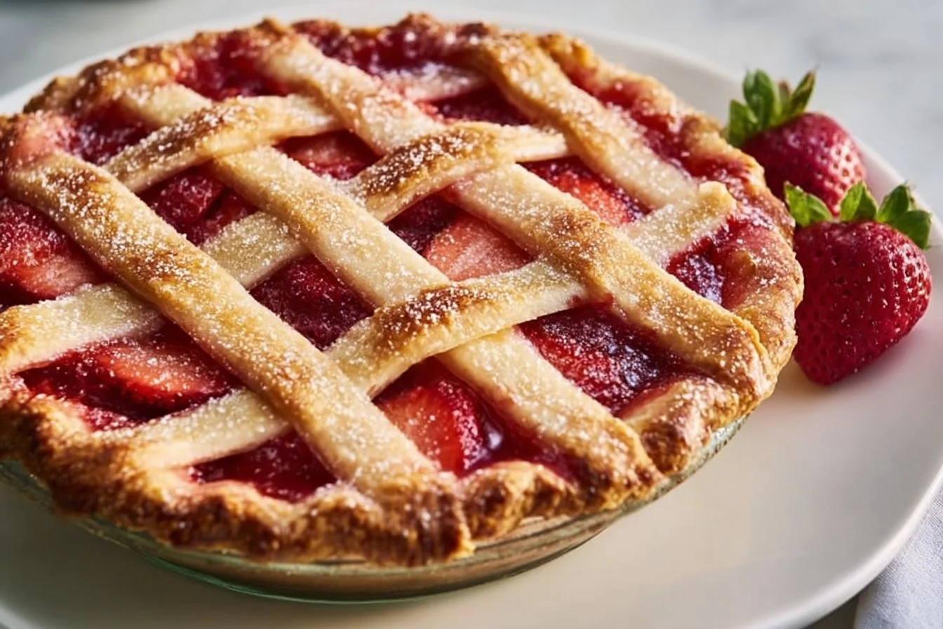 Delicious 9 Rhubarb Pie Recipes Desserts rhubarb pie Strawberry Rhubarb Lattice Pie
