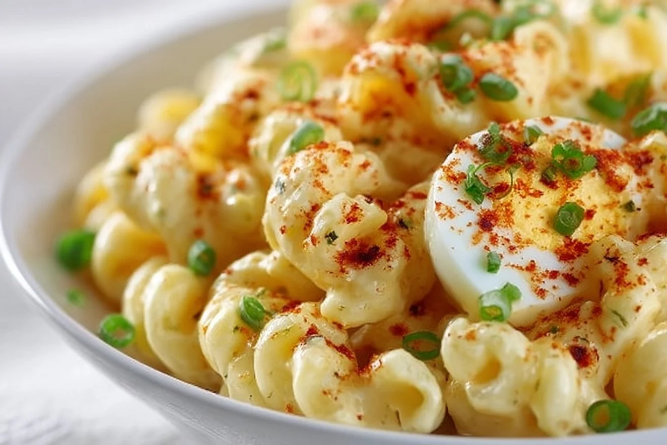 Deviled Egg Pasta Salad