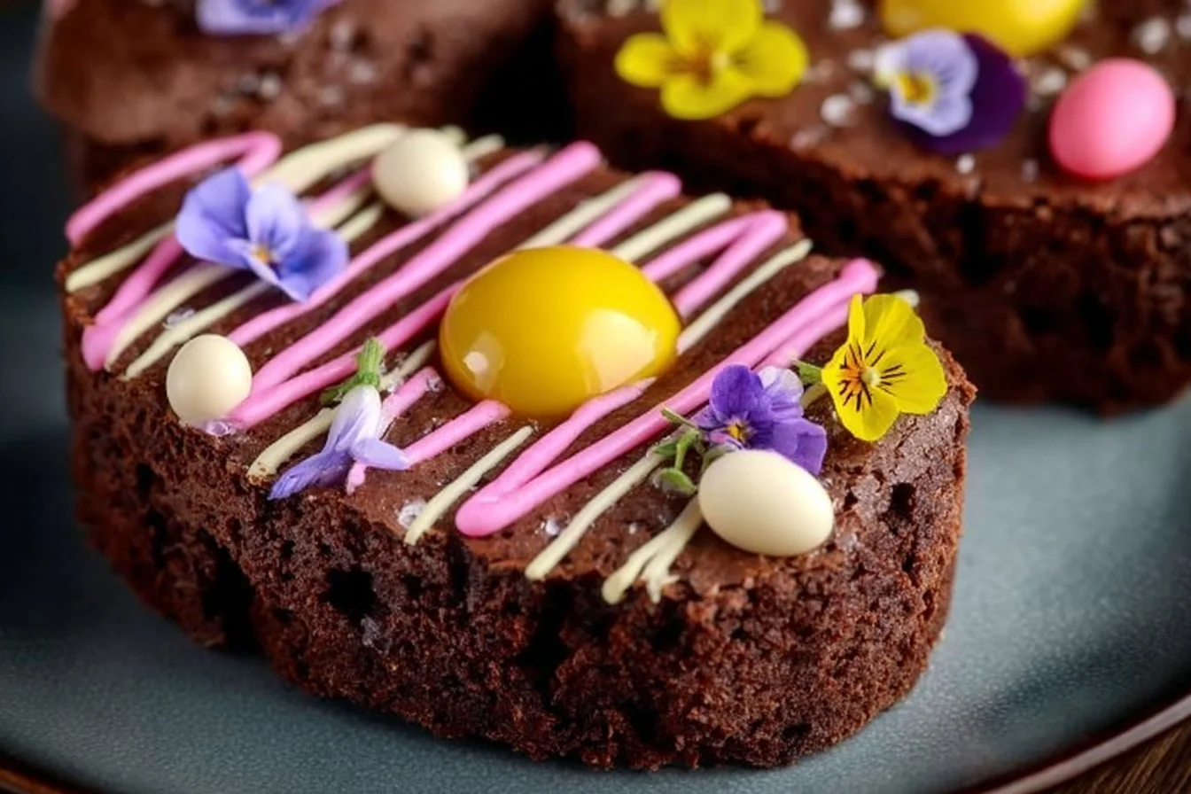 Easter Egg Brownies