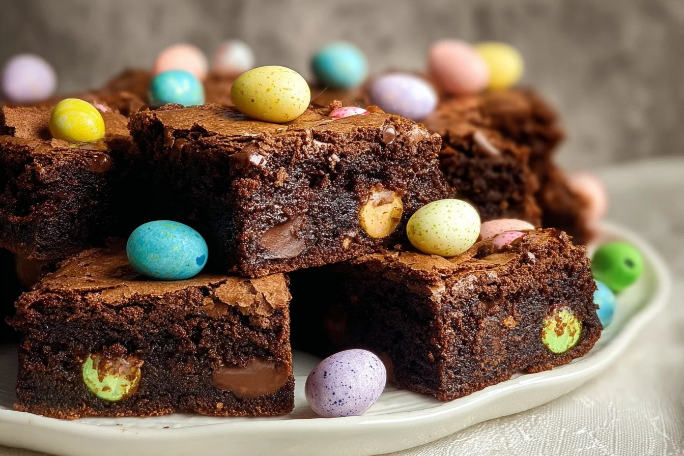 Easter Mini Egg Brownies
