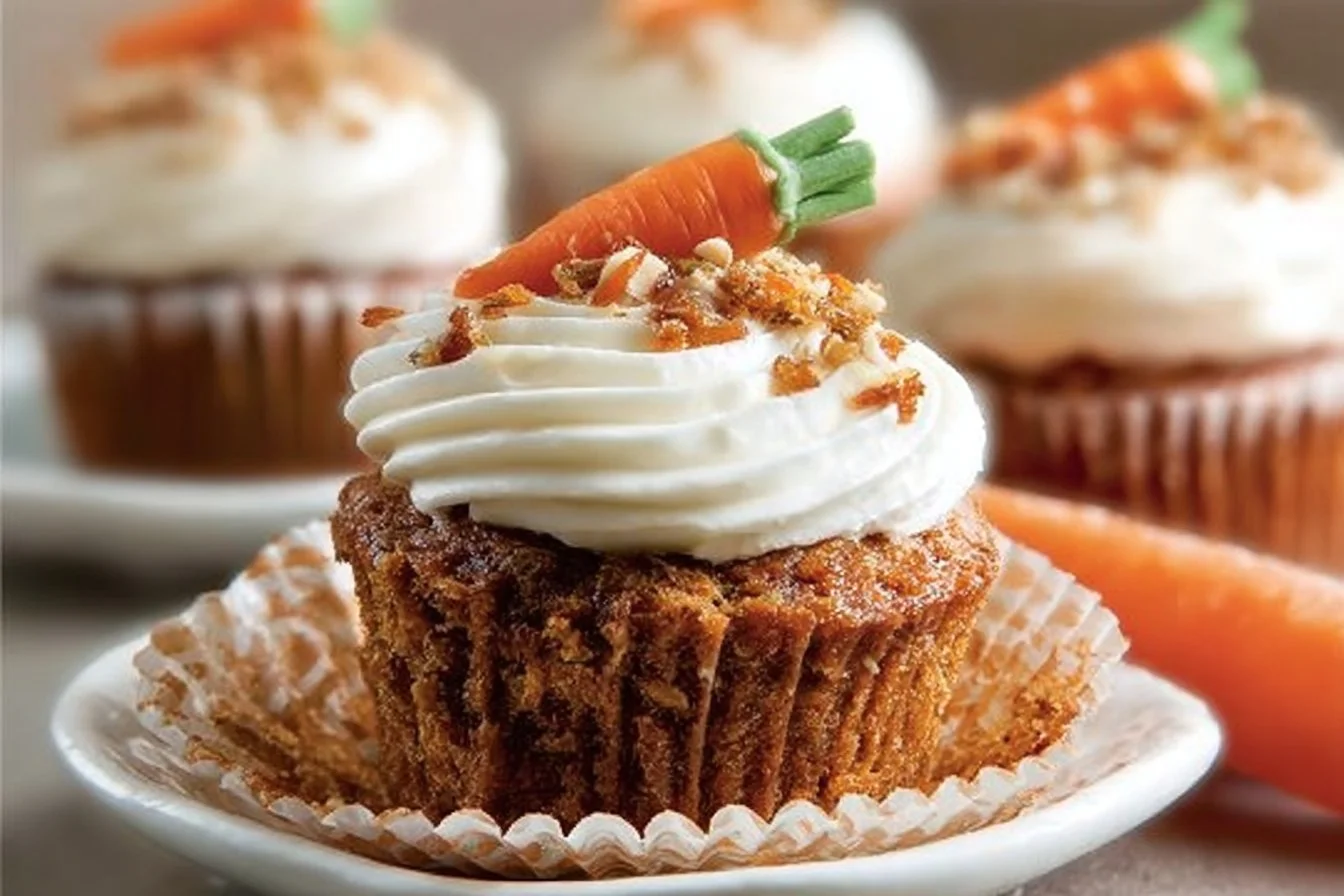 Easy Carrot Cake Cupcakes