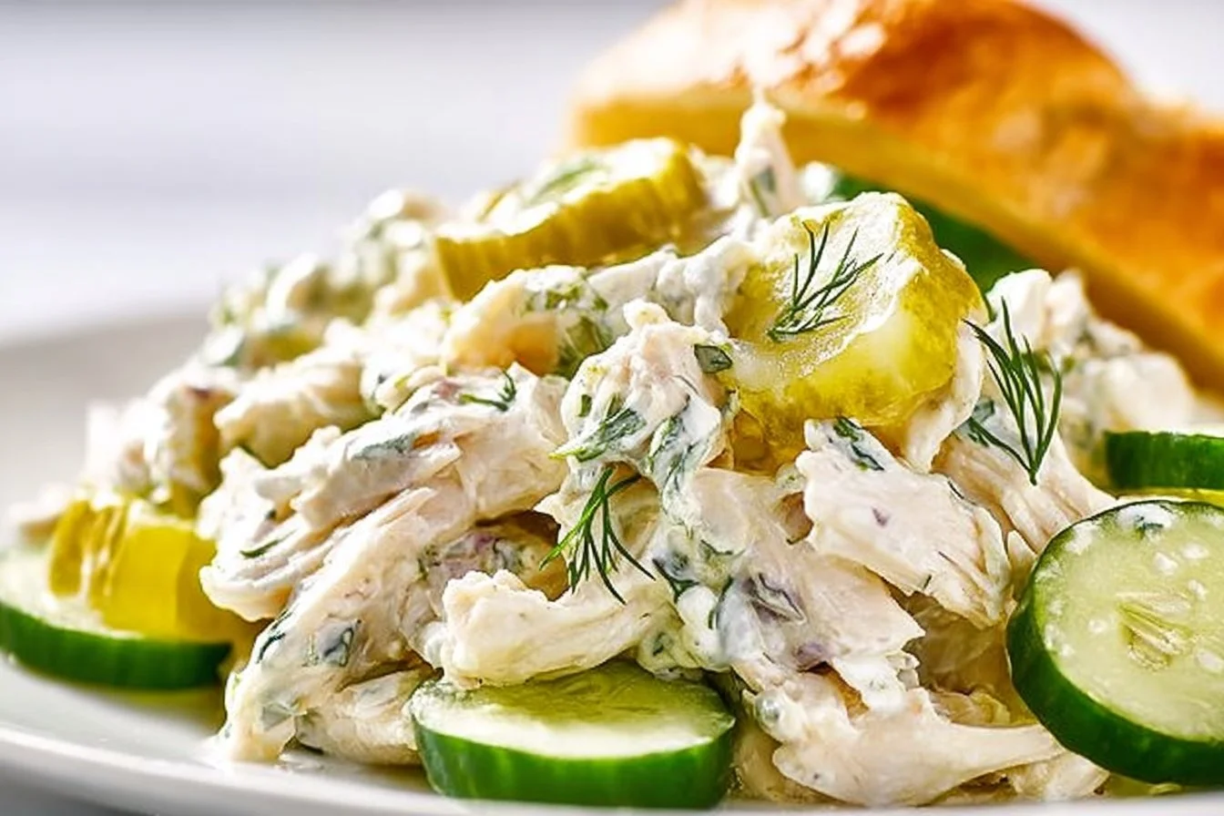 Flavored Dill Pickle Chicken Salad