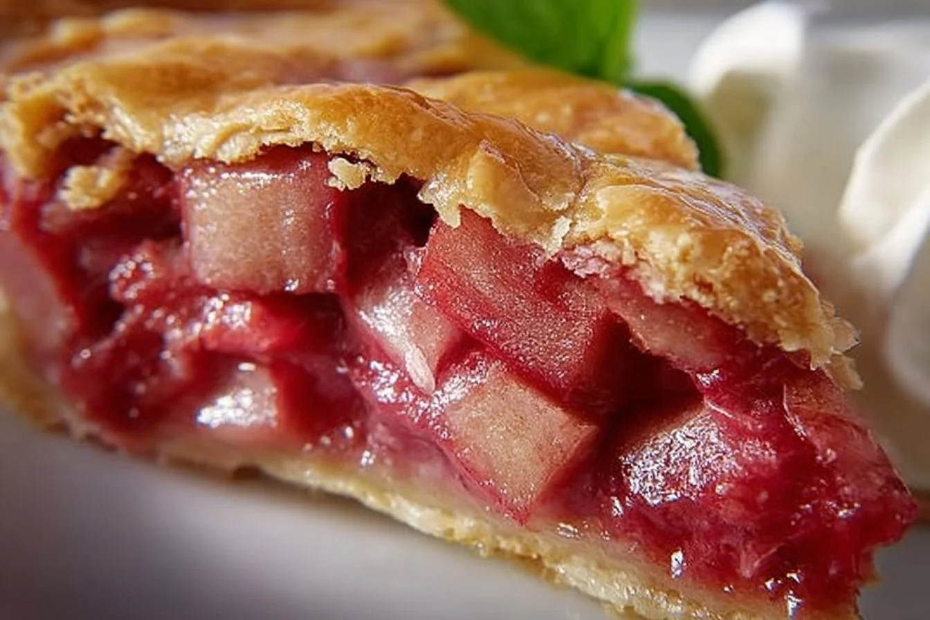 Fresh Rhubarb Pie