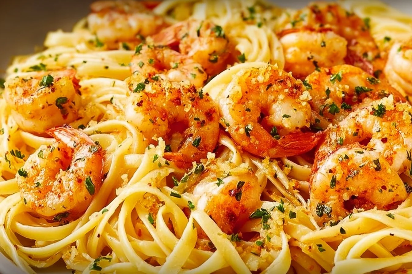 Garlic Butter Shrimp Pasta