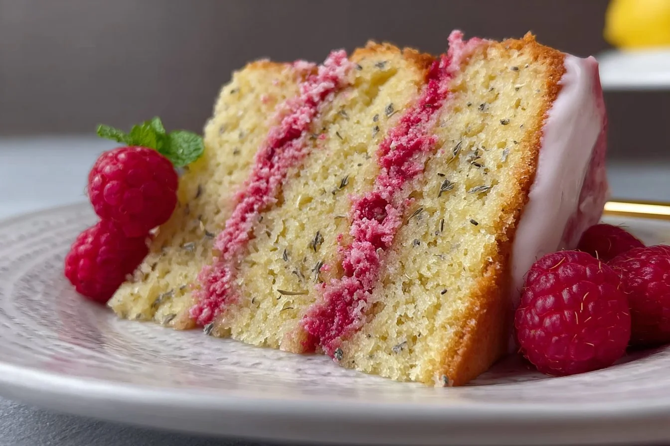 Gluten Free Lemon Raspberry Cake
