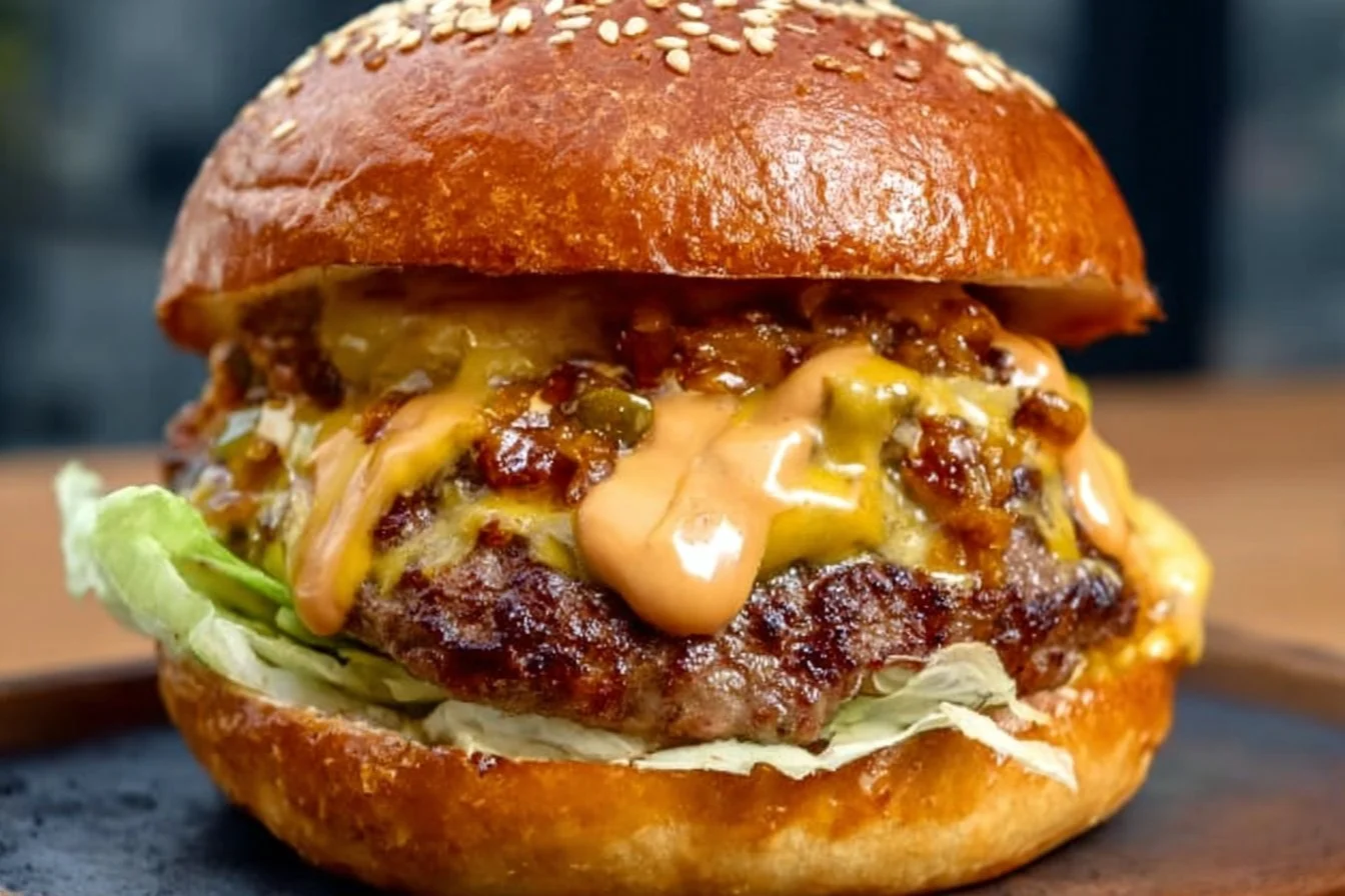 Homemade Smash Burger