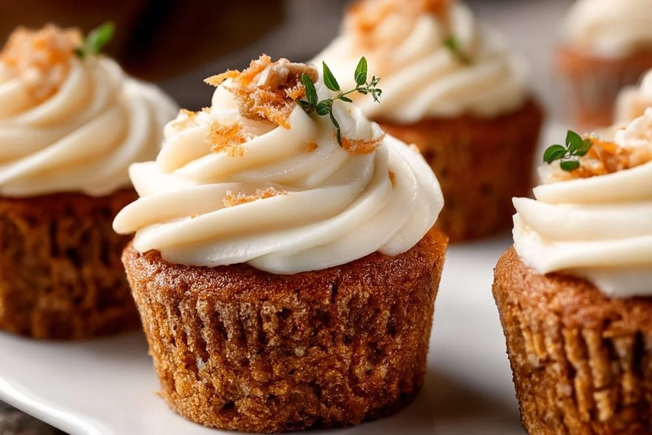 Homemade Carrot Cake Cupcakes